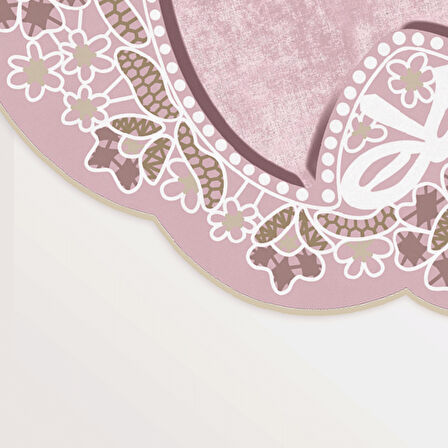 Yasemin Lazer Kesim Kaymaz Taban Dijital Baskı Halı St600158Mv