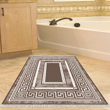 Eko Trend Djt Banyo Paspası Yıkanabilir Kaymaz Taban 651M Modern