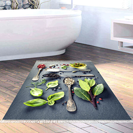 Eko Trend Djt Mutfak Halı Yıkanabilir Kaymaz Taban M12282