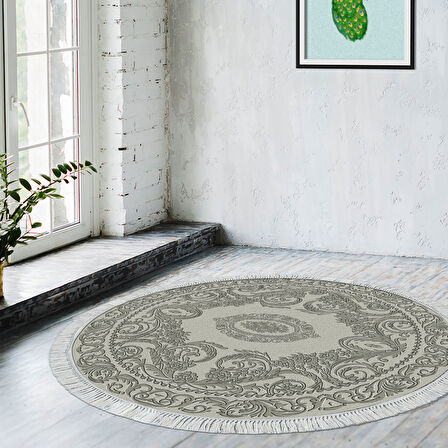 Eko Trend Djt Haı Yıkanabilir Kaymaz Taban 747 Yuvarlak Klasik