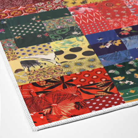 Alanur Trend Keçe Tabanlı Mutfak Halı Mu148