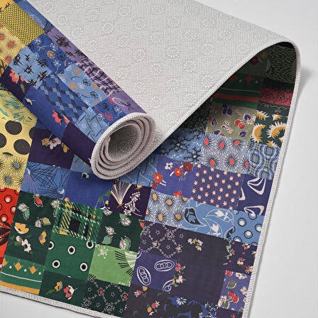 Alanur Trend Keçe Tabanlı Mutfak Halı Mu148