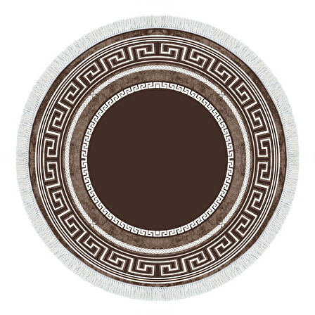 Eko Trend Djt Haı Yıkanabilir Kaymaz Taban 651M Yuvarlak Modern