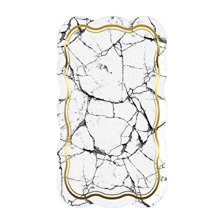 Defne Lazer Kesim Kaymaz Taban Dijital Baskı Halı St600195Sy