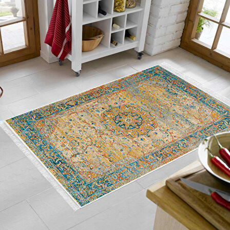 Eko Trend Djt Banyo Paspası Yıkanabilir Kaymaz Taban P1356 Vintage