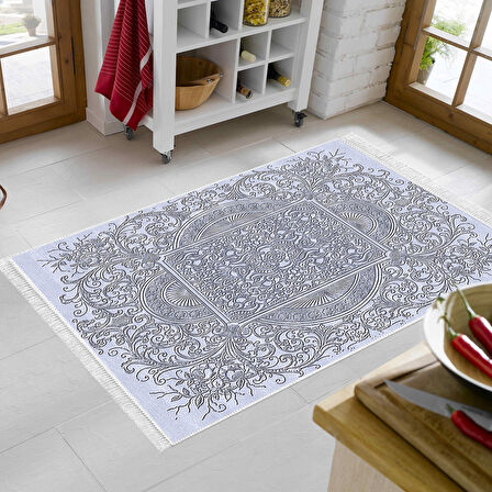 Eko Trend Djt Banyo Paspası Yıkanabilir Kaymaz Taban 1488 Modern