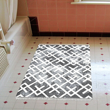 Eko Trend Djt Banyo Paspası Yıkanabilir Kaymaz Taban S5039 İskandinav