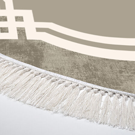 Eko Trend Djt Haı Yıkanabilir Kaymaz Taban 657M Yuvarlak Modern