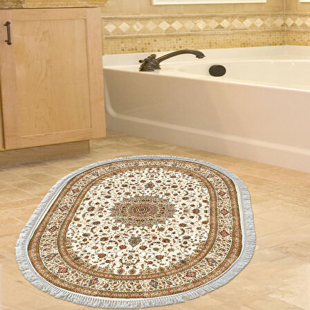 Eko Trend Djt Banyo Paspası Yıkanabilir Kaymaz Taban P1372 Oval Osmanlı
