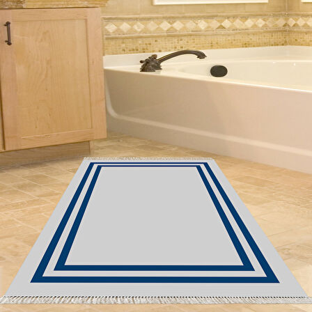 Eko Trend Djt Banyo Paspası Yıkanabilir Kaymaz Taban 1696 Bordürlü