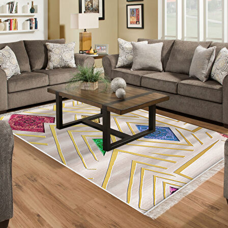 Eko Trend Djt Halı Yıkanabilir Kaymaz Taban P1337 Modern