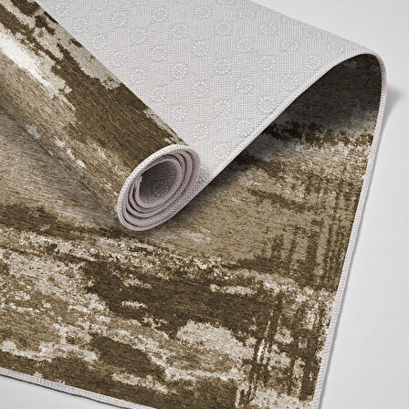 Alanur Trend Keçe Tabanlı Mutfak Halı Mu111