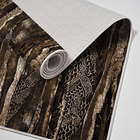 Alanur Trend Keçe Tabanlı Mutfak Halı Mu126