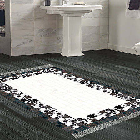 Eko Trend Djt Banyo Paspası Yıkanabilir Kaymaz Taban 1495 Modern