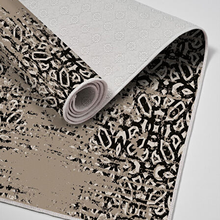 Alanur Trend Keçe Tabanlı Mutfak Halı Mu123