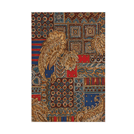 Alanur Trend Keçe Tabanlı Mutfak Halı Mu129