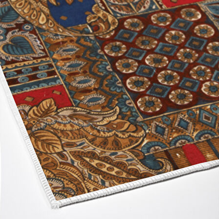 Alanur Trend Keçe Tabanlı Mutfak Halı Mu129