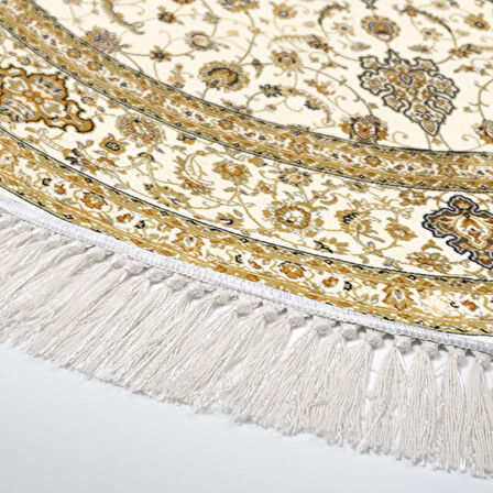 Eko Trend Djt Haı Yıkanabilir Kaymaz Taban P1360 Yuvarlak Osmanlı