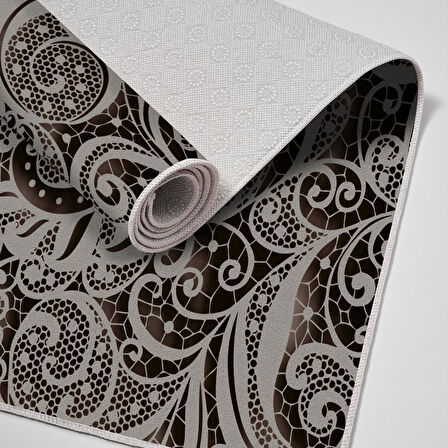 Alanur Trend Keçe Tabanlı Mutfak Halı Mu145