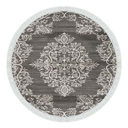 Eko Trend Djt Haı Yıkanabilir Kaymaz Taban 762 Yuvarlak Osmanlı