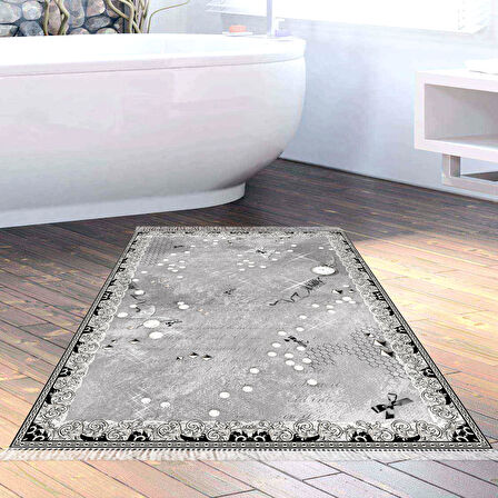 Eko Trend Djt Banyo Paspası Yıkanabilir Kaymaz Taban Mu118 Modern