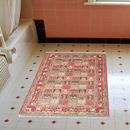 Eko Trend Djt Banyo Paspası Yıkanabilir Kaymaz Taban M12343 Persian