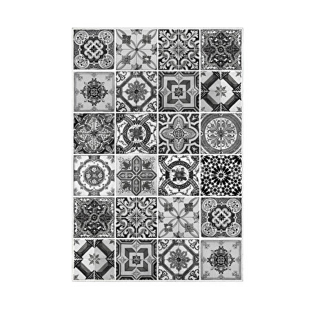 Alanur Trend Keçe Tabanlı Mutfak Halı Mu144