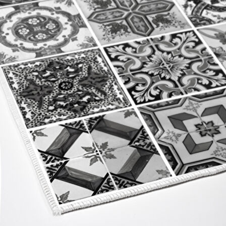 Alanur Trend Keçe Tabanlı Mutfak Halı Mu144