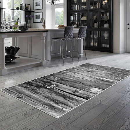 Alanur Trend Keçe Tabanlı Mutfak Halı Mu136