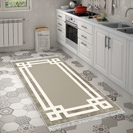 Eko Trend Djt Banyo Paspası Yıkanabilir Kaymaz Taban 657M Modern