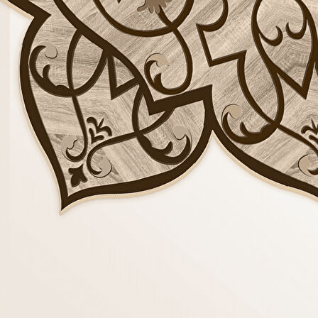 Kolyos Lazer Kesim Kaymaz Taban Dijital Baskı Halı St600153Ka