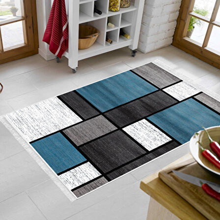 Eko Trend Djt Halı Yıkanabilir Kaymaz Taban S5044 Geometrik
