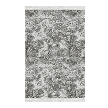 Alanur Star Pamuk Tabanlı Saçaklı Dijital Halı