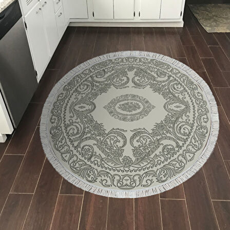 Eko Trend Djt Banyo Paspası Yıkanabilir Kaymaz Taban 747 Yuvarlak Klasik