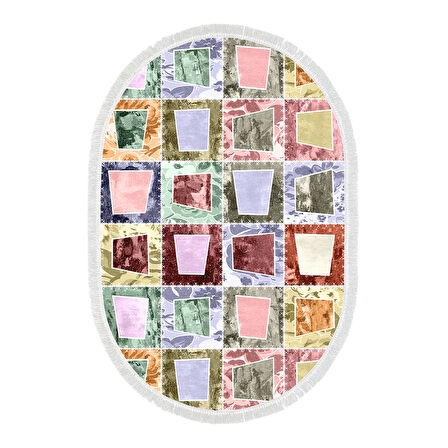 Alanur Trend Keçe Tabanlı Mutfak Halı Mu103