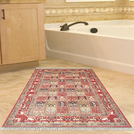 Eko Trend Djt Banyo Paspası Yıkanabilir Kaymaz Taban M12295 Persian