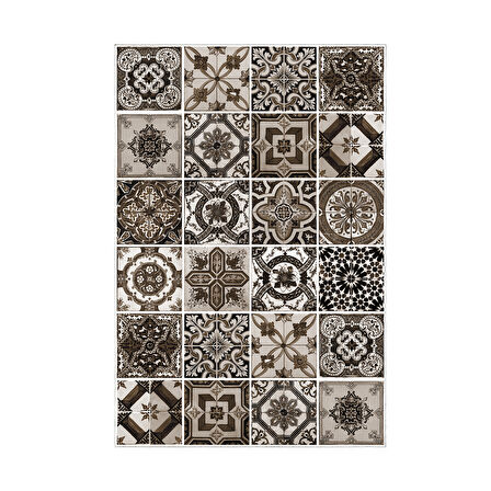 Alanur Trend Keçe Tabanlı Mutfak Halı Mu144