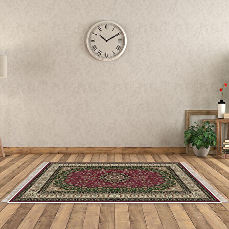 Alanur Star Pamuk Tabanlı Saçaklı Dijital Halı