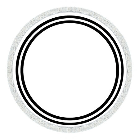 Eko Trend Djt Haı Yıkanabilir Kaymaz Taban 1696 Yuvarlak Bordürlü