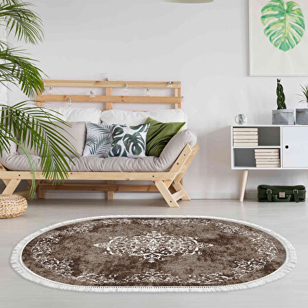 Eko Trend Djt Halı Yıkanabilir Kaymaz Taban 616 Oval Klasik