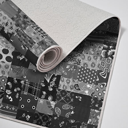 Alanur Trend Keçe Tabanlı Mutfak Halı Mu148