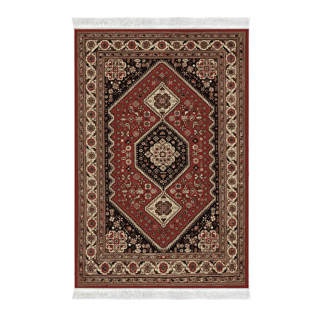 Alanur Star Pamuk Tabanlı Saçaklı Dijital Halı