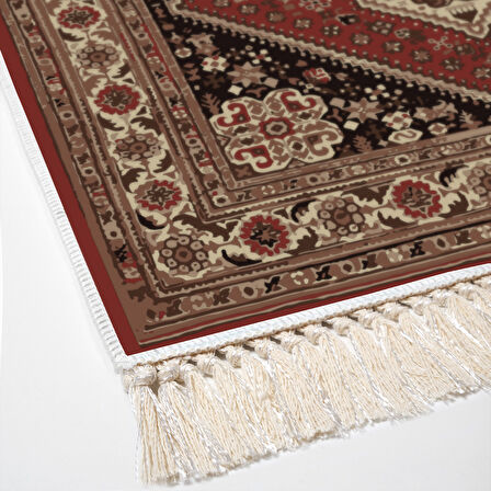 Alanur Star Pamuk Tabanlı Saçaklı Dijital Halı