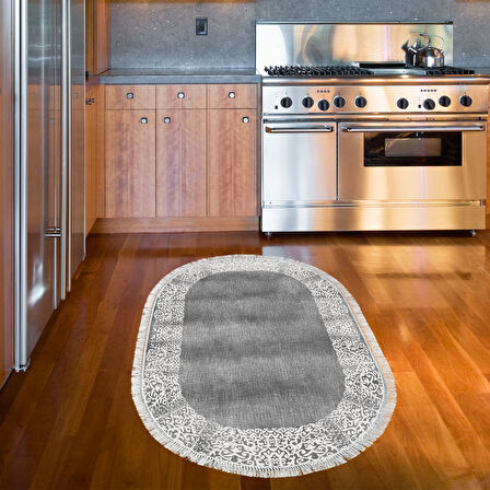 Eko Trend Djt Halı Yıkanabilir Kaymaz Taban 1460 Oval Modern