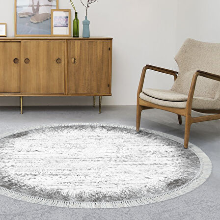 Eko Trend Djt Haı Yıkanabilir Kaymaz Taban 1342 Yuvarlak Modern