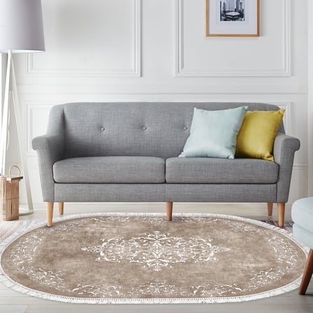 Eko Trend Djt Halı Yıkanabilir Kaymaz Taban 616 Oval Klasik