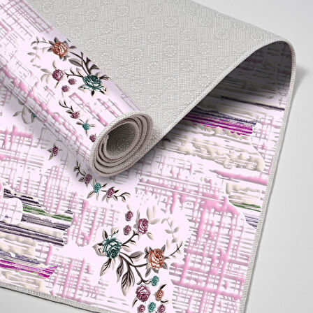 Alanur Trend Keçe Tabanlı Mutfak Halı Mu105