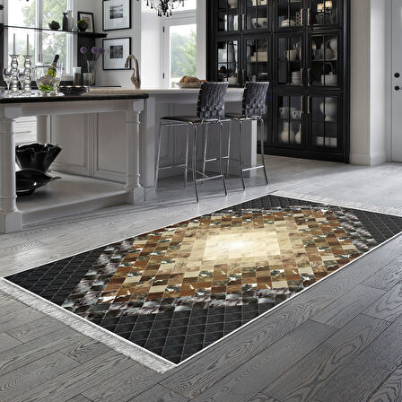Eko Trend Djt Halı Yıkanabilir Kaymaz Taban 759 Patchwork