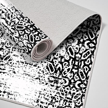 Alanur Trend Keçe Tabanlı Mutfak Halı Mu123