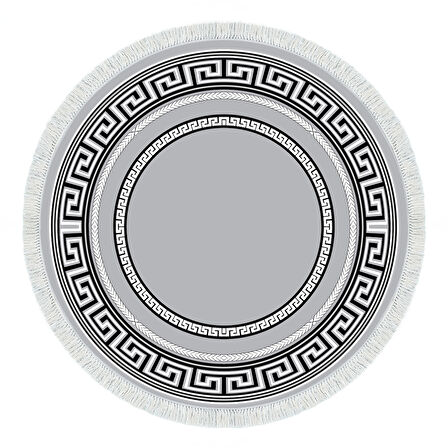 Eko Trend Djt Haı Yıkanabilir Kaymaz Taban 651M Yuvarlak Modern